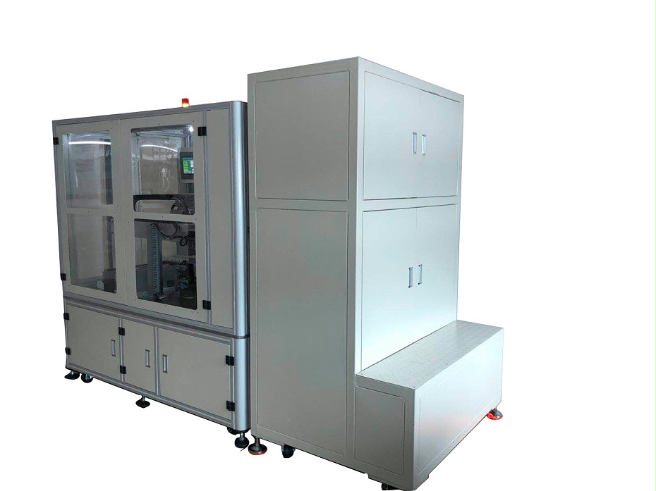 全自動高精密點膠機側(cè)面圖